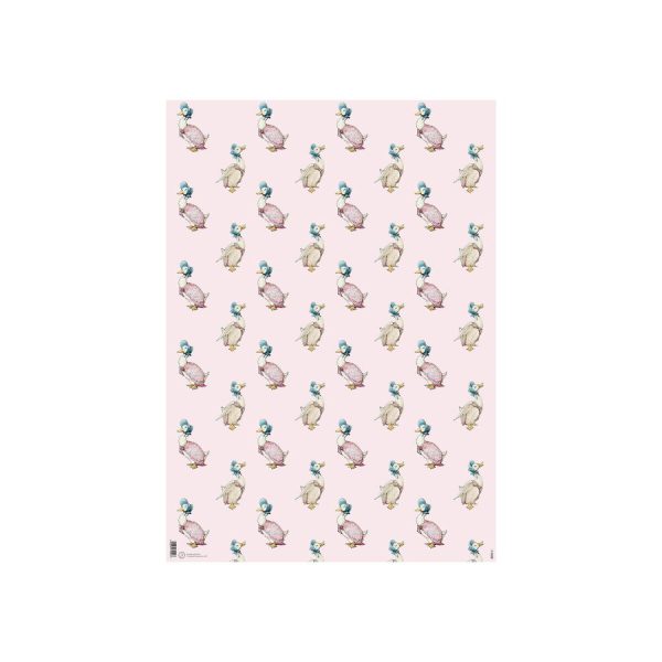 Jemima Puddle Duck Gift Wrap- Pink
