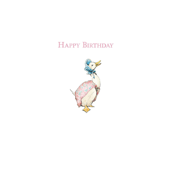 Jemima Puddle-duck Birthday Card