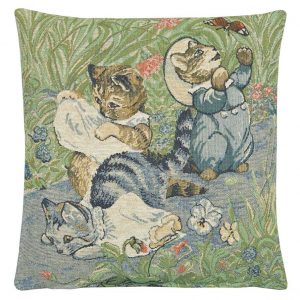 Twitchit Kittens Tapestry Cushion