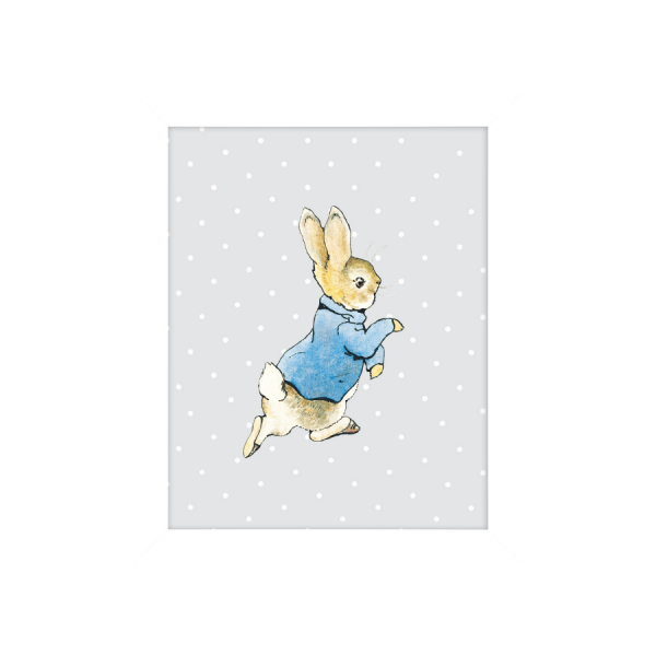 Peter Rabbit Running Artko Mounted Print