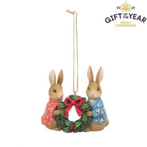 Peter Rabbit with Presents Figurine by Jim Shore - Beatrix Potter Shop