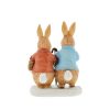 Peter Rabbit & Flopsy in Winter Figurine