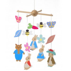 Peter Rabbit Wooden Mobile