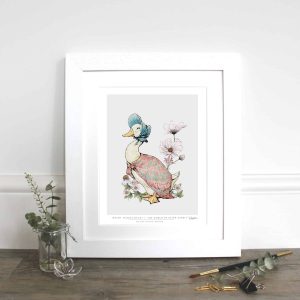 Jemima Puddle-Duck 10×12″ Mounted Fine Art Print