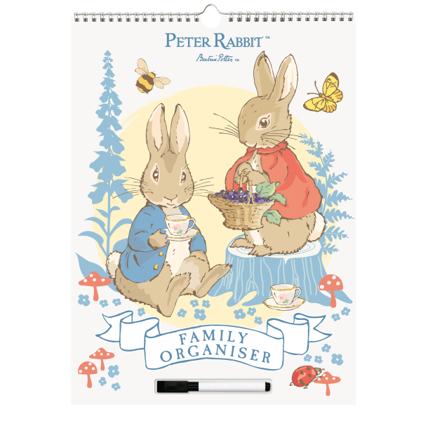 Peter Rabbit 2025 Family Organiser Calendar