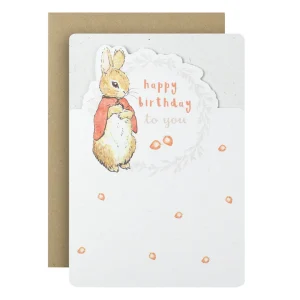 Flopsy Bunny Happy Birthday Card