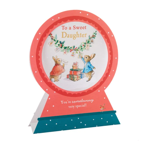 Peter Rabbit Daughter Christmas Card