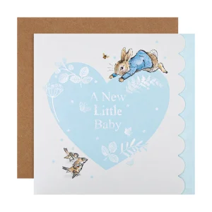Peter Rabbit New Little Baby Card