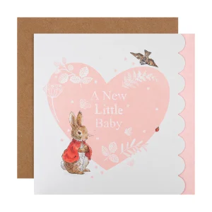 Flopsy Bunny New Little Baby Card