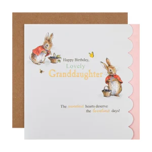 Flopsy Bunny Granddaughter Card
