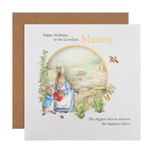 Peter Rabbit & Mrs Rabbit Mummy Card