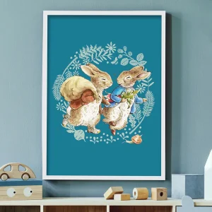 Peter Rabbit & Benjamin Bunny Framed Print