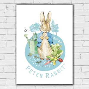 Peter Rabbit Garden Circle Print