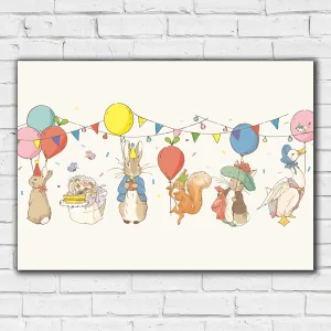 Peter Rabbit Party Celebration Print