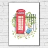 Peter Rabbit Telephone Box Print