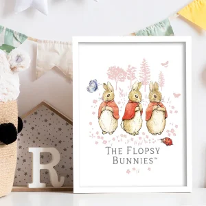 Flopsy Bunnies Nature Framed Print