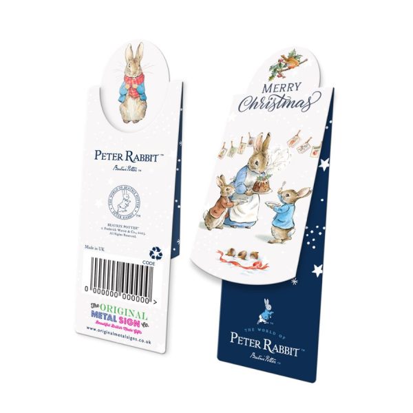 The Original Metal Sign Co – Mrs Rabbit Christmas Bookmark