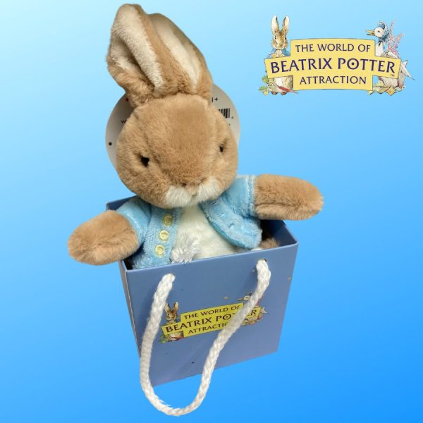 Peter Rabbit Small Soft Toy in WOBP Gift Bag