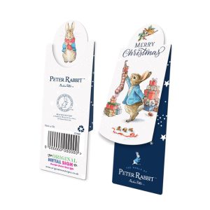 The Original Metal Sign Co – Peter Rabbit Christmas Stocking Bookmark