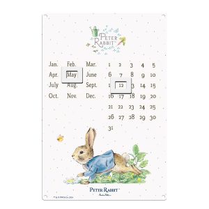 The Original Metal Sign Co – Peter Rabbit Perpetual Calendar