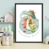 Benjamin Bunny Garden Circle Framed Print