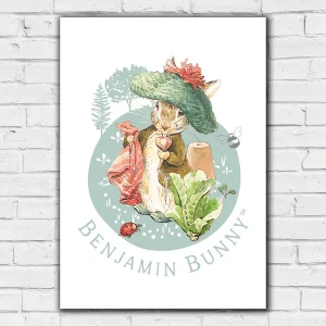 Benjamin Bunny Garden Circle Print