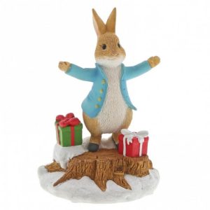 Peter Rabbit With Presents Figurine