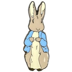 Peter Rabbit Standing Pin Badge