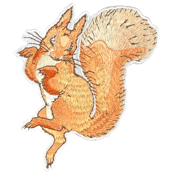 Squirrel Nutkin Sew on Patch