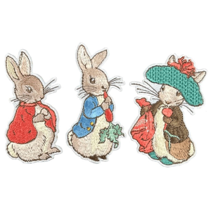 Peter Rabbit Sew on Patch Set