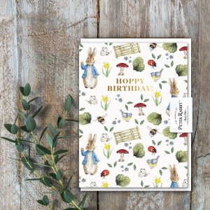 Peter Rabbit Hoppy Birthday Mini Card