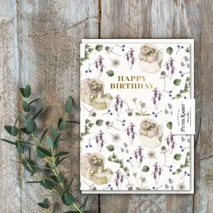 Mrs. Tiggy-Winkle Happy Birthday Mini Card