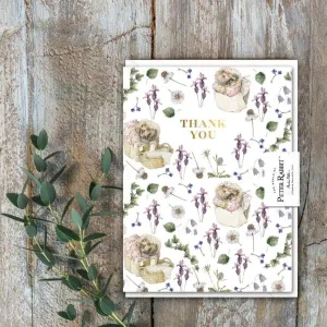 Mrs Tiggy-Winkle Thank You Mini Card