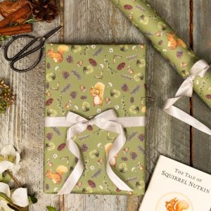 Squirrel Nutkin “Bushy Tails & Woodland Trails” Gift Wrap